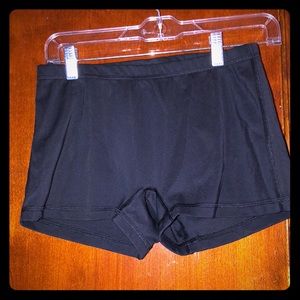 Tight workout shorts